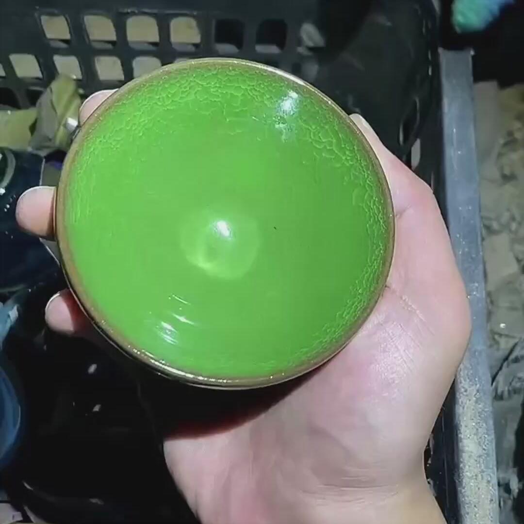 建盏绿冰裂盏=D0051