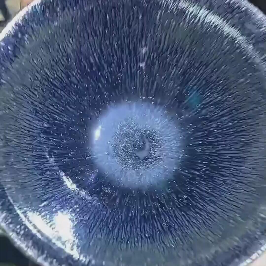 建盏黑豪茶盏=D0021