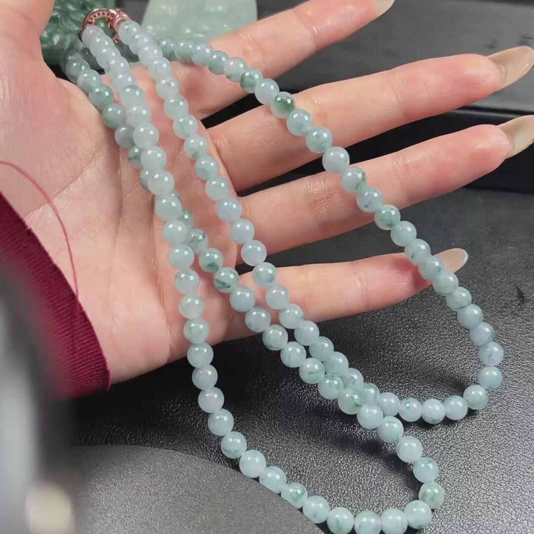 217---雄哥翡翠珠串