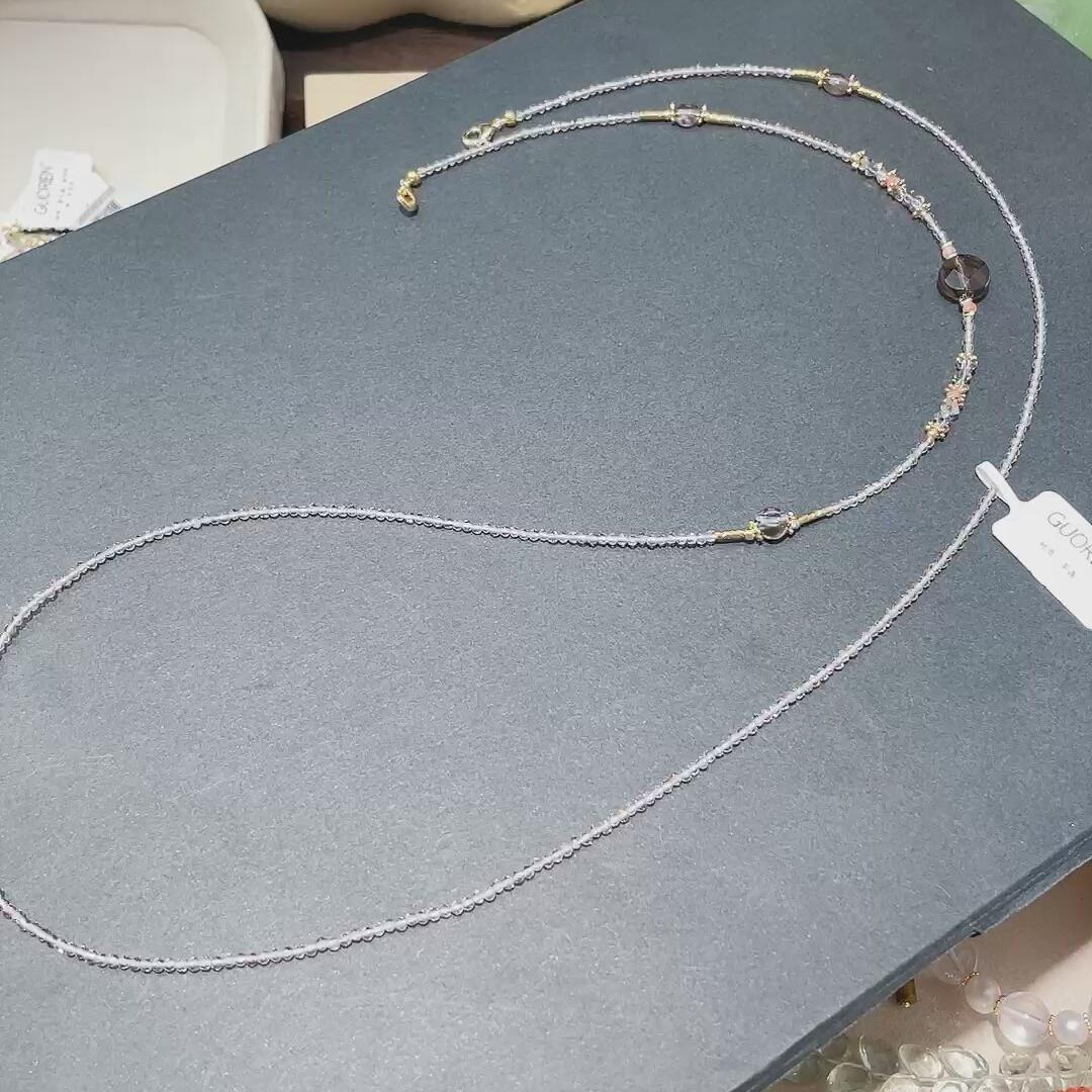 茶晶眼镜链