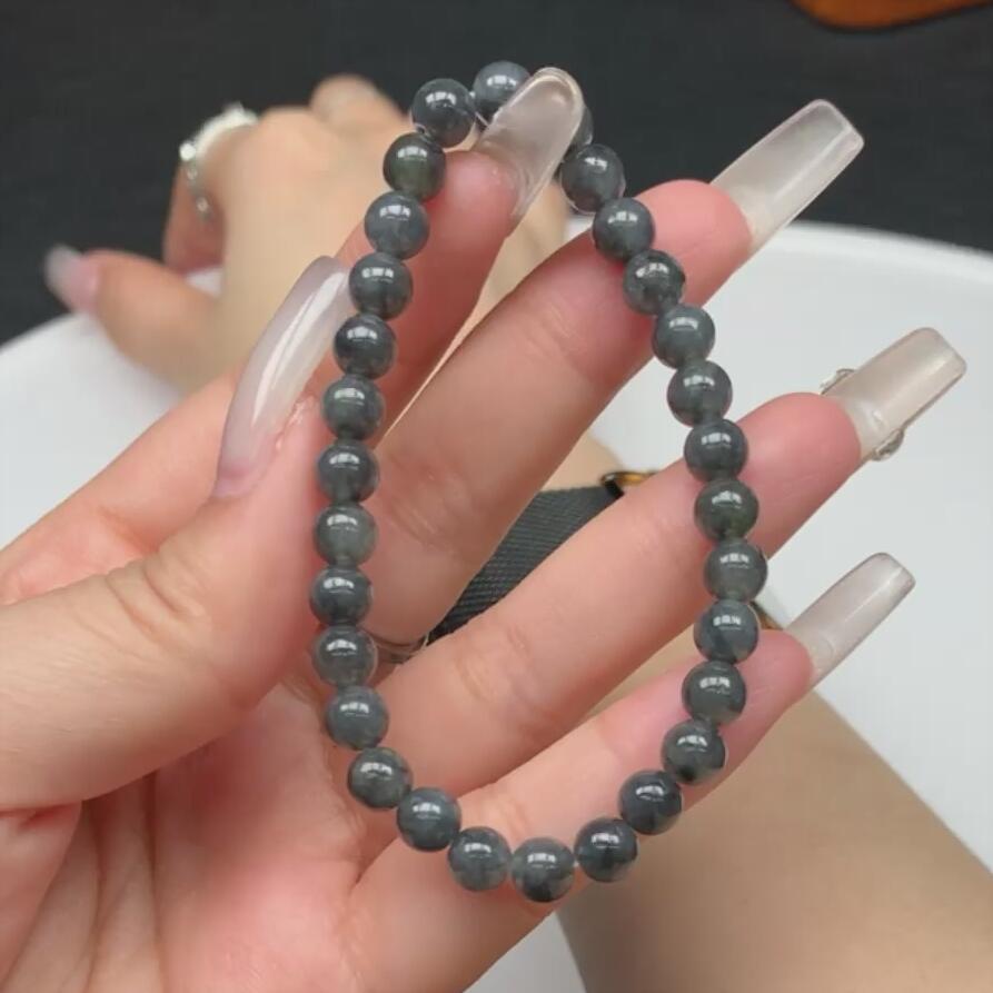 哈轩 翡翠 未镶嵌 珠串1