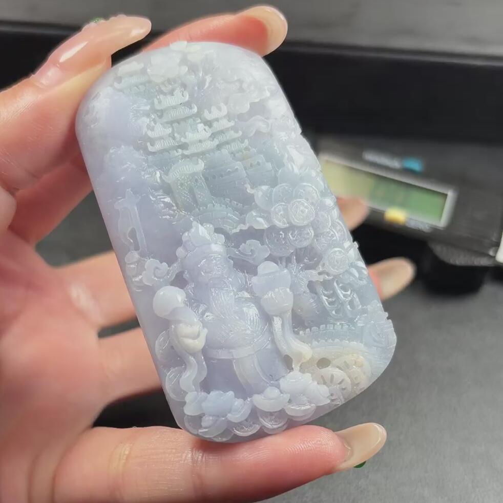228---雄哥翡翠财神毛货