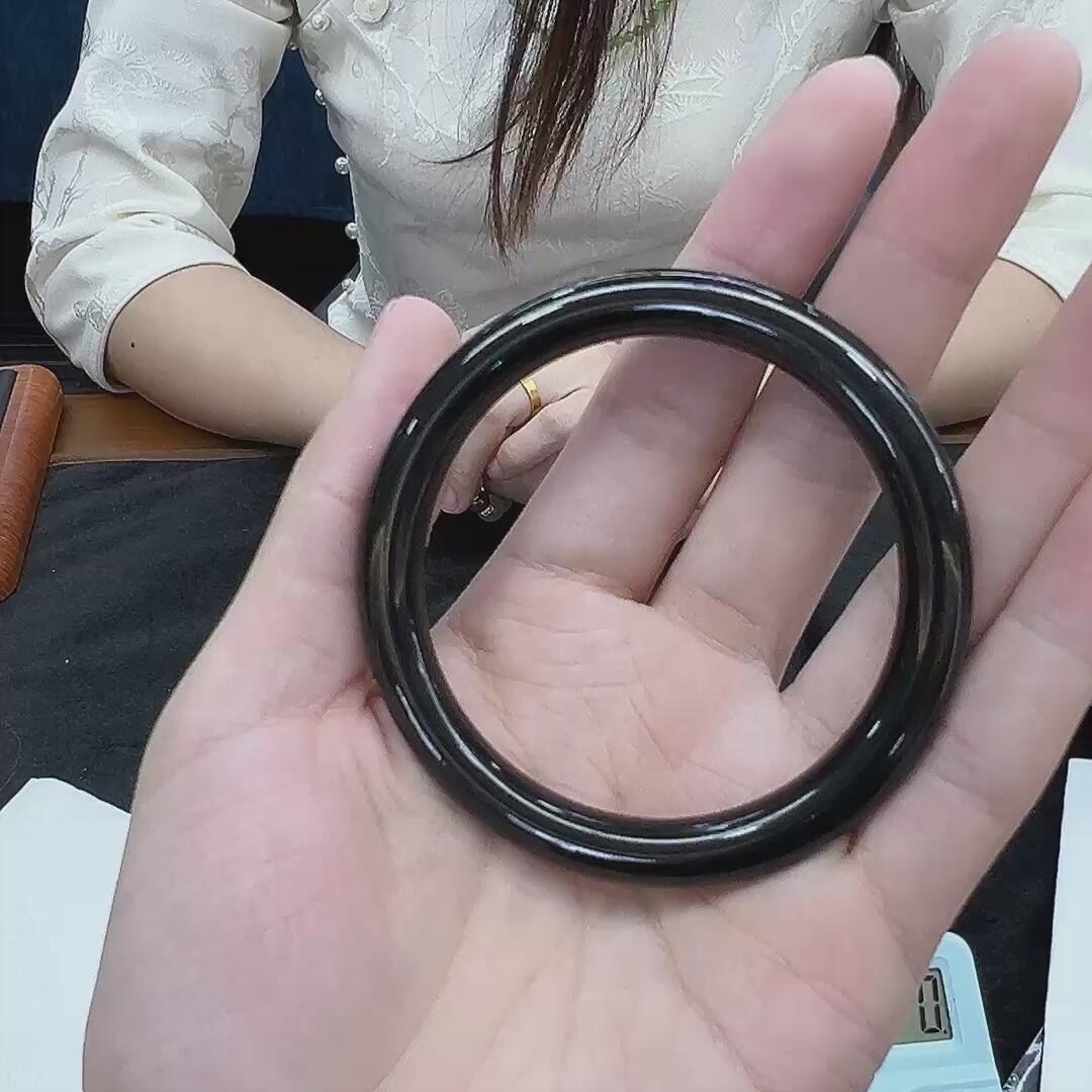 和田玉青玉手镯，下单请备注圈口