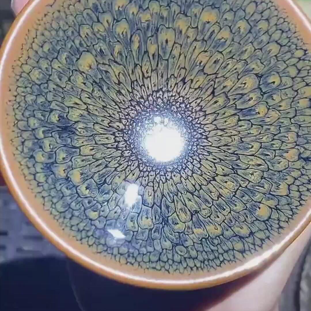 建盏绿鹧鸪盏=D0028