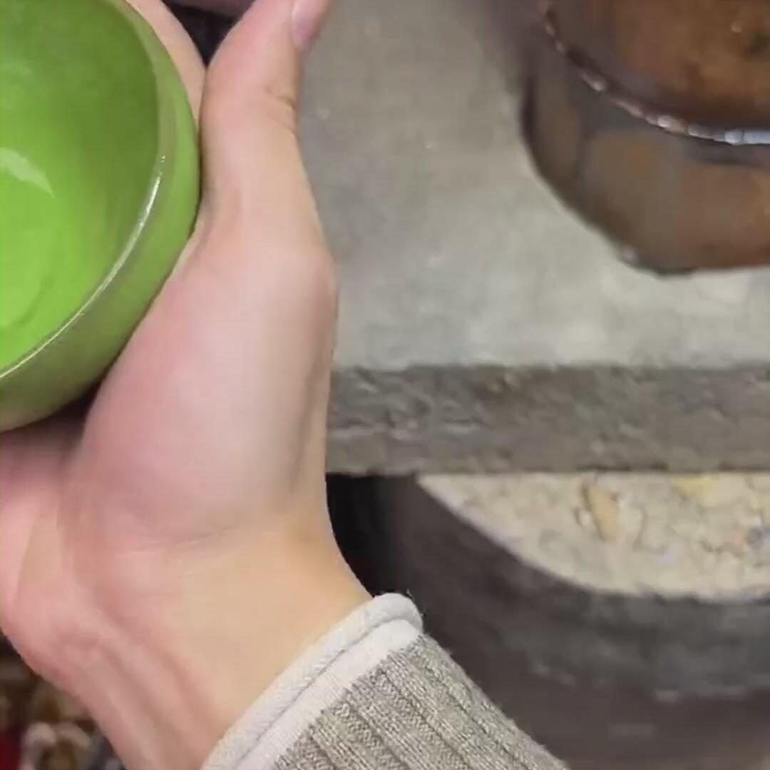 绿冰裂盏