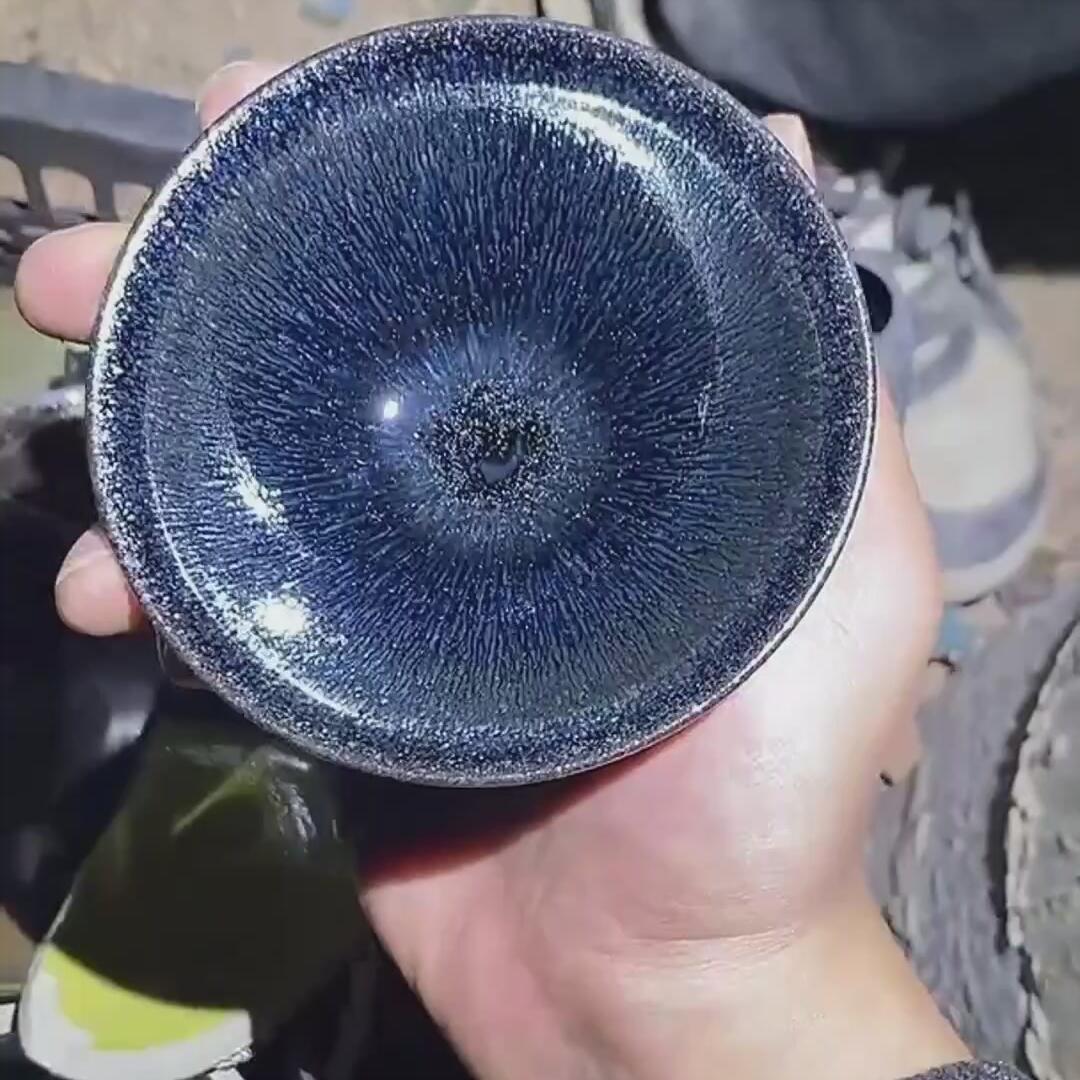 建盏黑豪茶盏=D0021