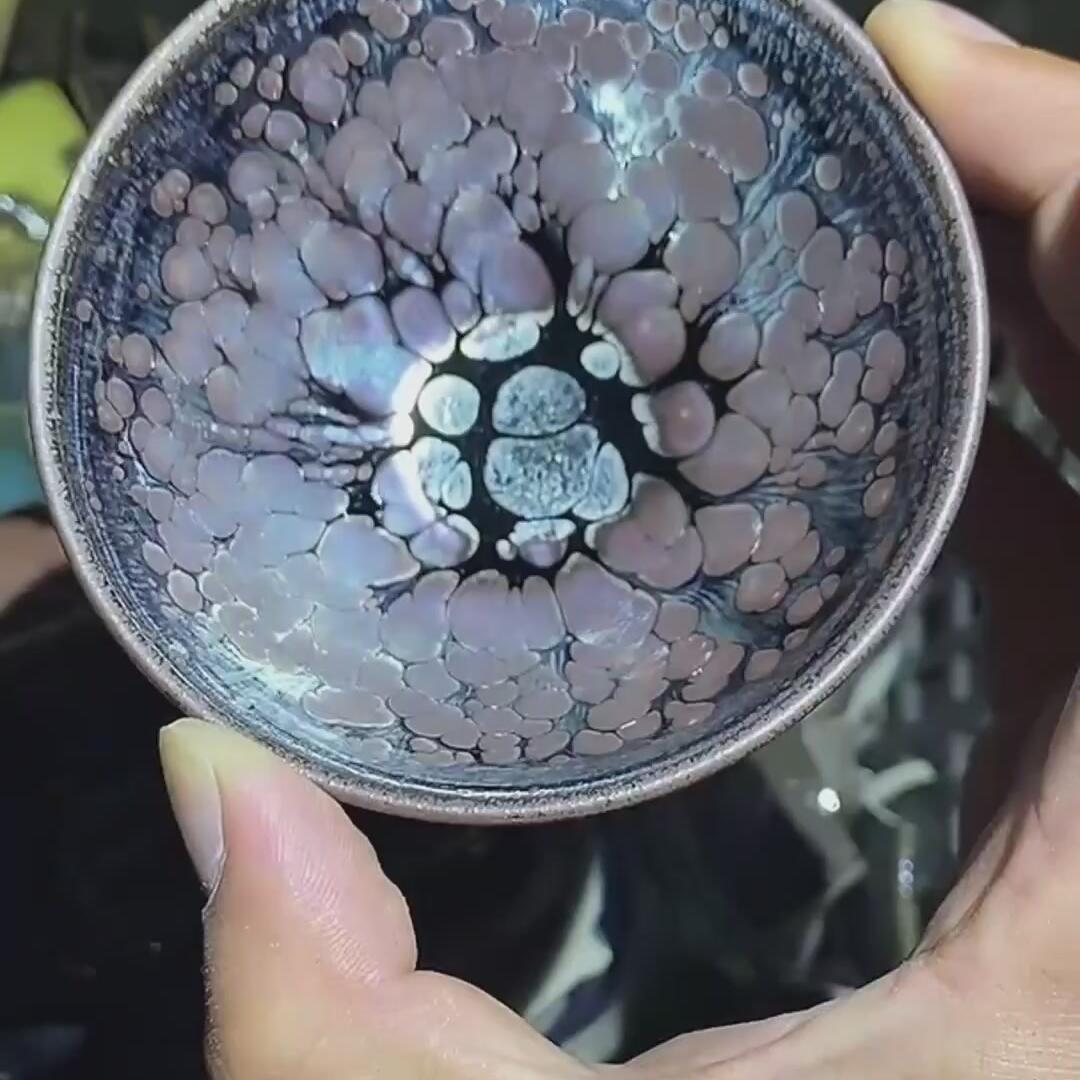 建盏彩金油滴=D0011