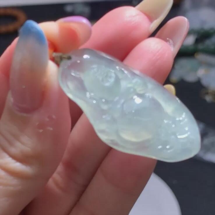 130哈轩 翡翠 未镶嵌 挂件