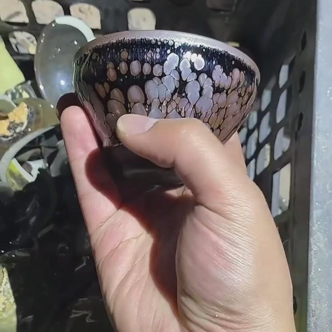 建盏彩金油滴=D0011