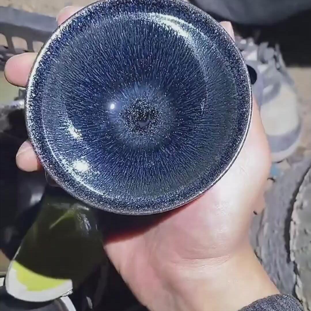 建盏黑豪茶盏=D0021