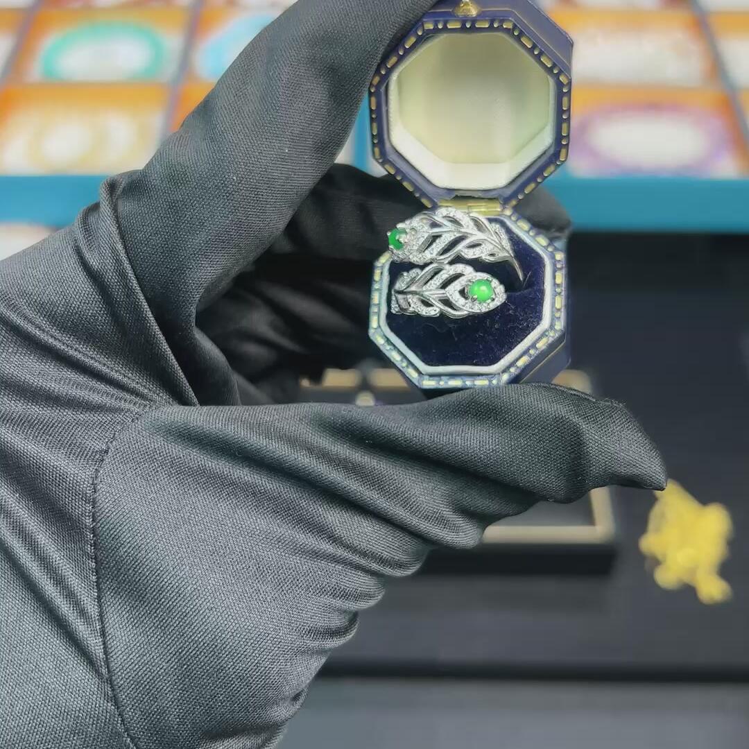 危料翡翠定制款戒指