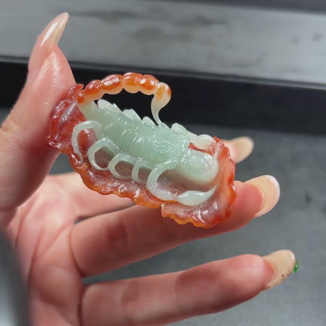 222---雄哥翡翠蝎子
