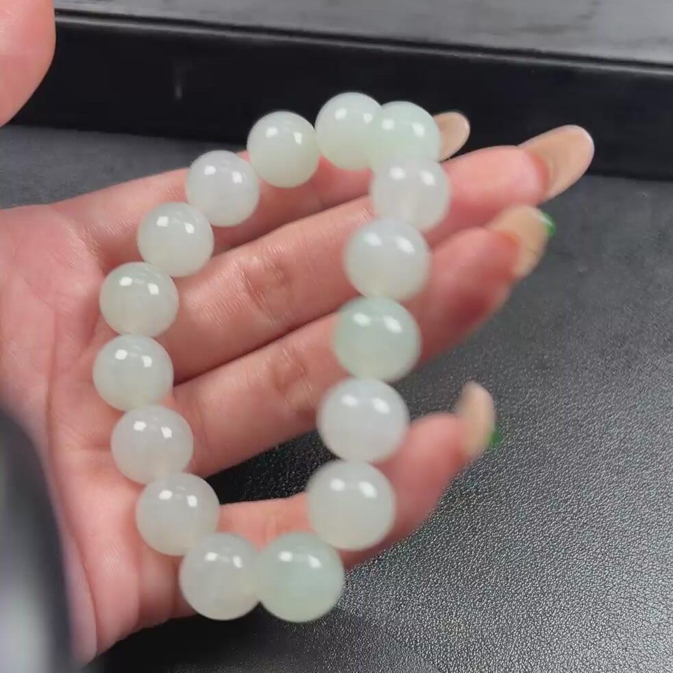 223---雄哥翡翠珠串