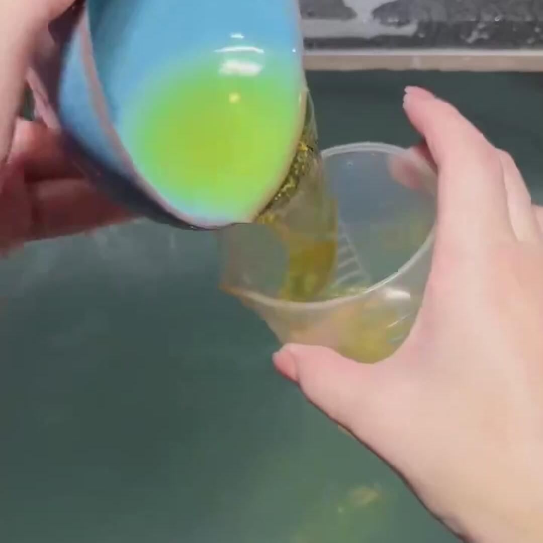 蓝冰裂平口