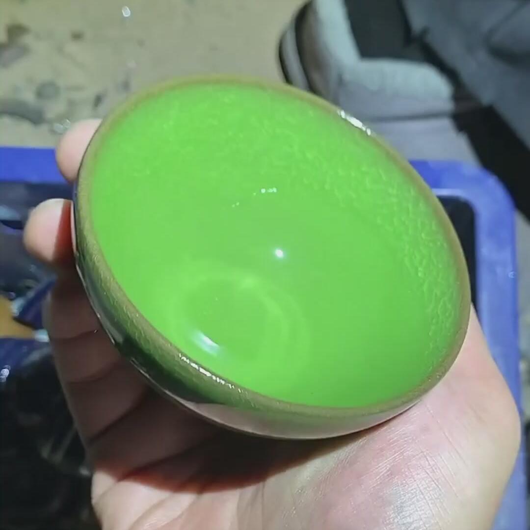 建盏绿冰裂盏=D0051