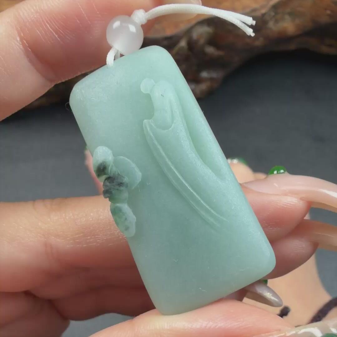 189---天野翡翠花开见佛悟道毛货
