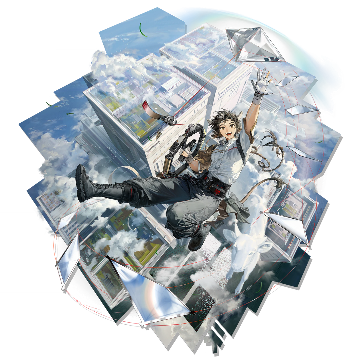 【明日方舟】角色立绘-男干员篇(P1) - 哔哩哔哩