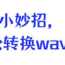 分享6个小妙招，轻松实现mp3转wav