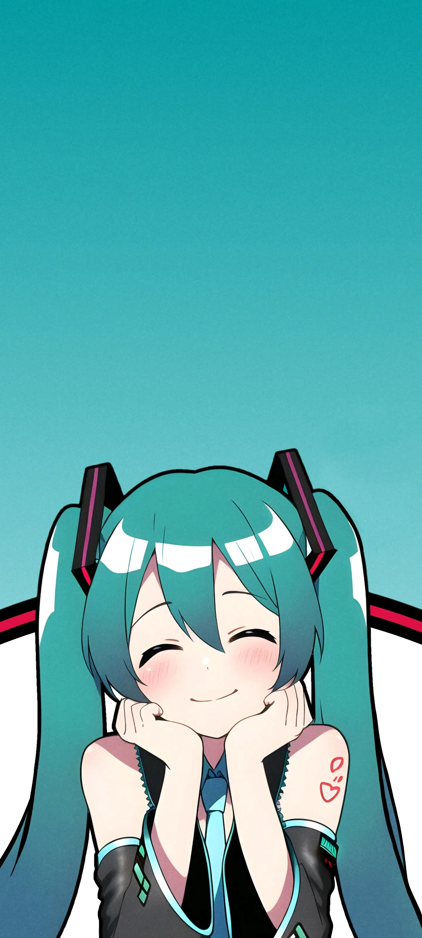 100张初音未来头像/横屏/竖屏壁纸    泪目(07;ω;`)