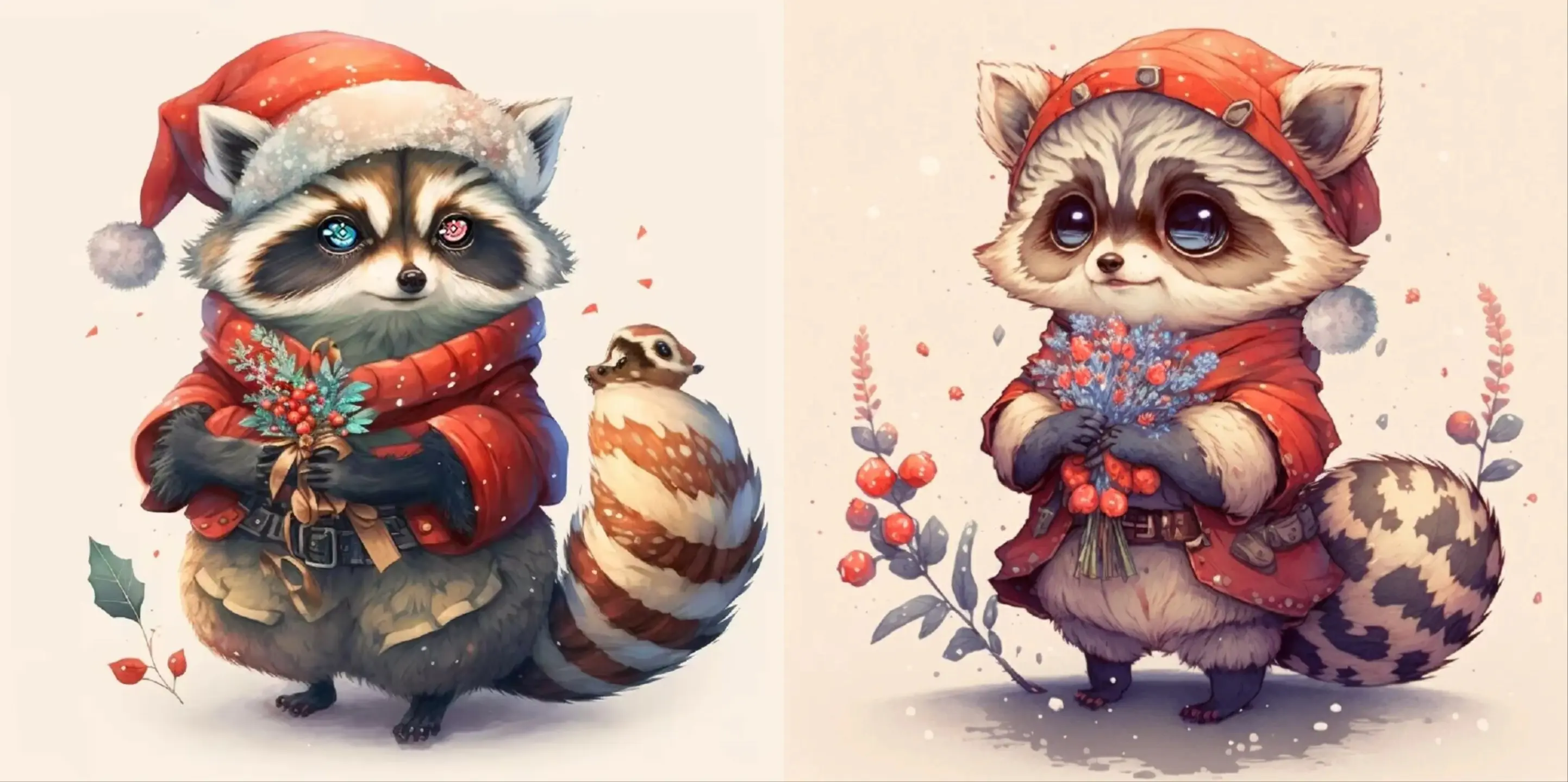 突然而来的脑洞——圣诞夜来给你送礼物的熊猫眼异瞳猫猫 - 哔哩哔哩