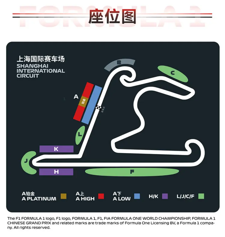 F1赛道平面图图片