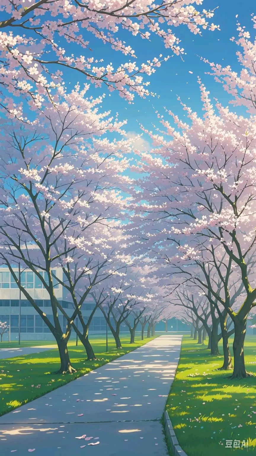 动漫桃花林场景图集