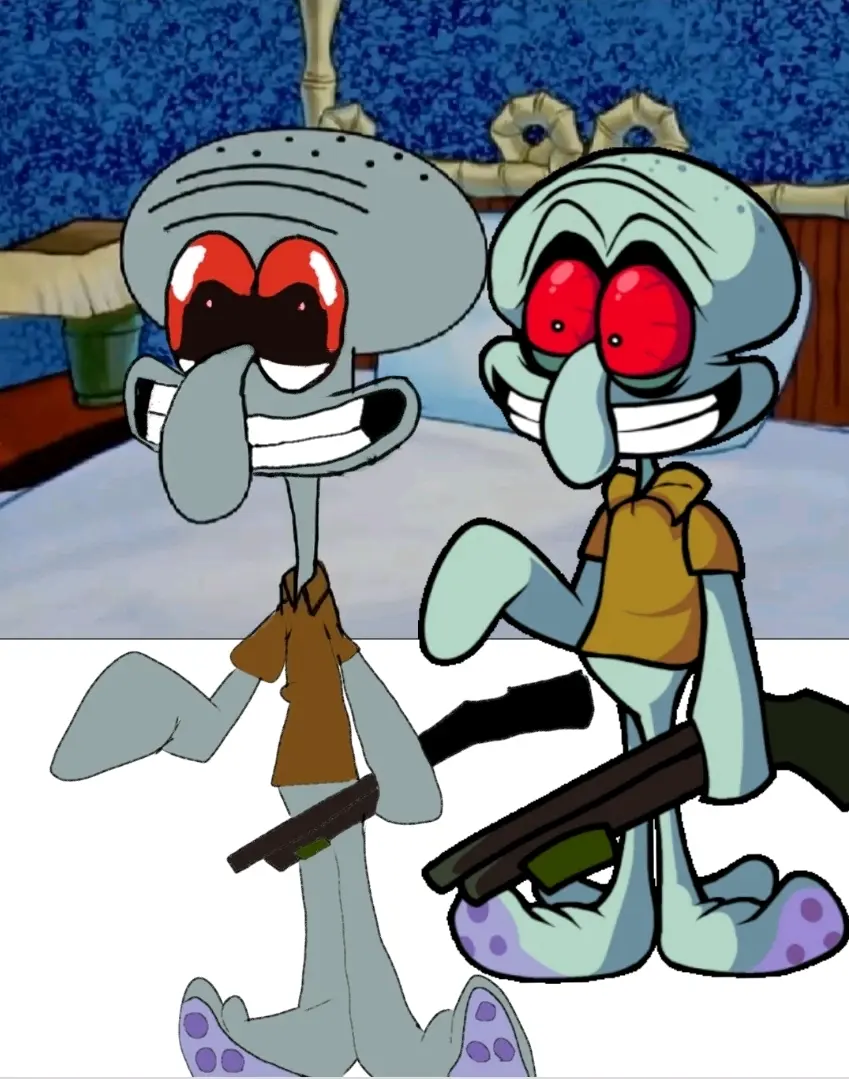 红雾章鱼哥绘画作品