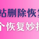 电脑回收站的东西删了怎么恢复？收好这5个恢复妙招