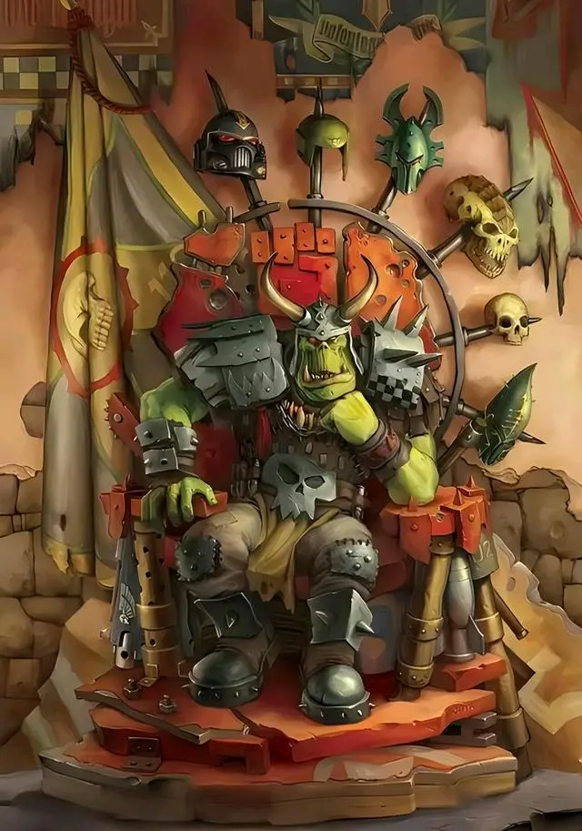 绿皮兽人是纯粹的战争种族,更是《战锤》中独一无二的最快乐自由的