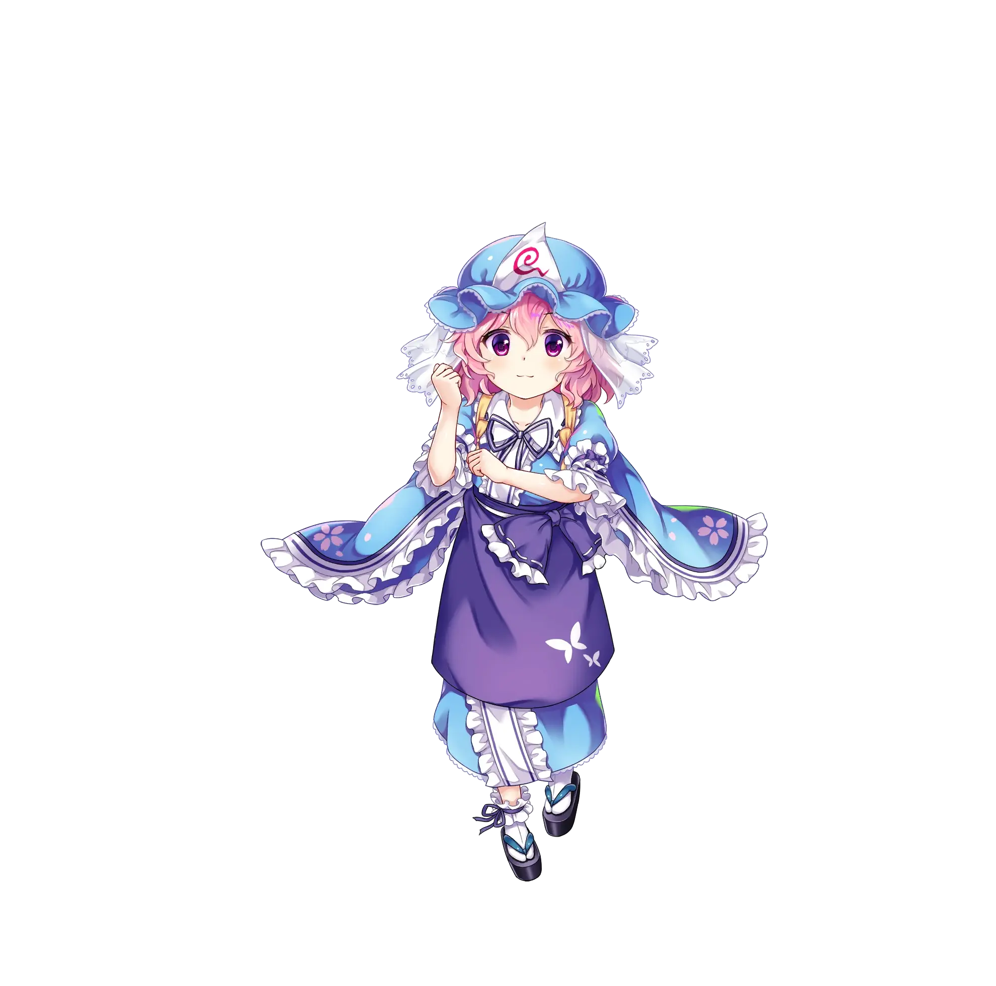 【东方lostword】西行寺幽幽子(r2)立绘 差分