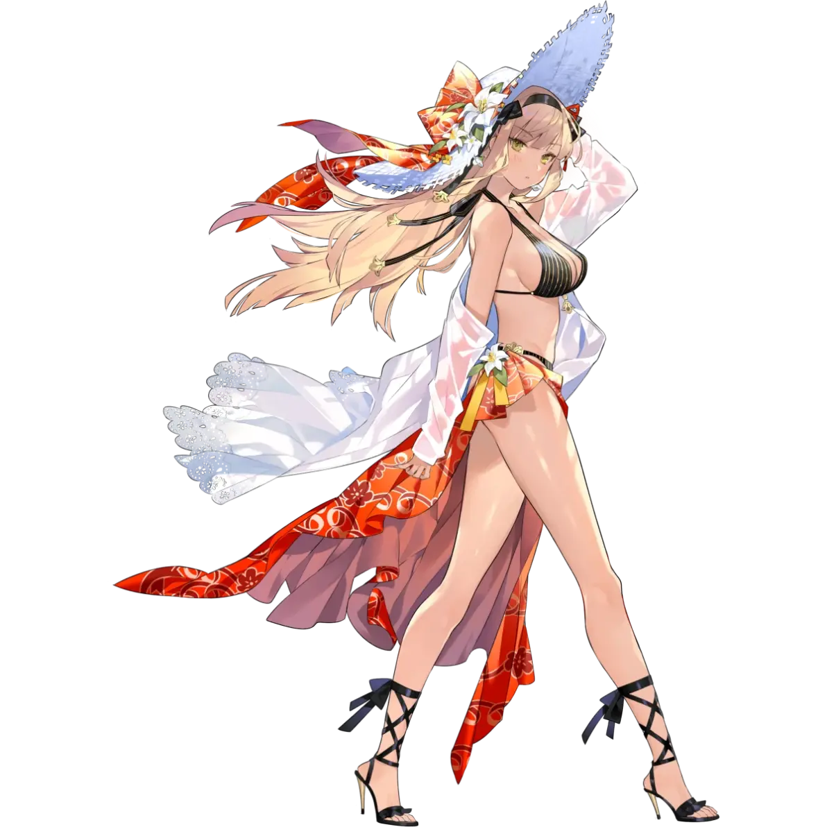 finalgear重装战姬机师泳装立绘欣赏