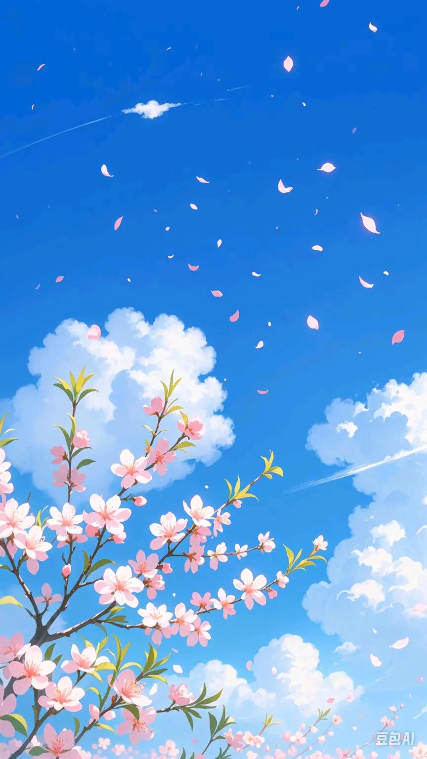 动漫桃花林场景图集