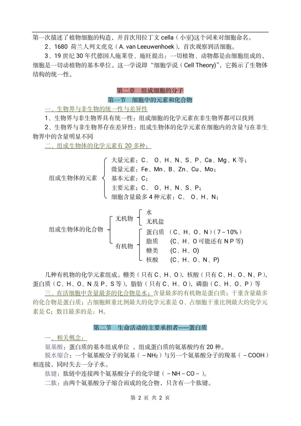 关于高三生物基础知识点回扣清单的信息