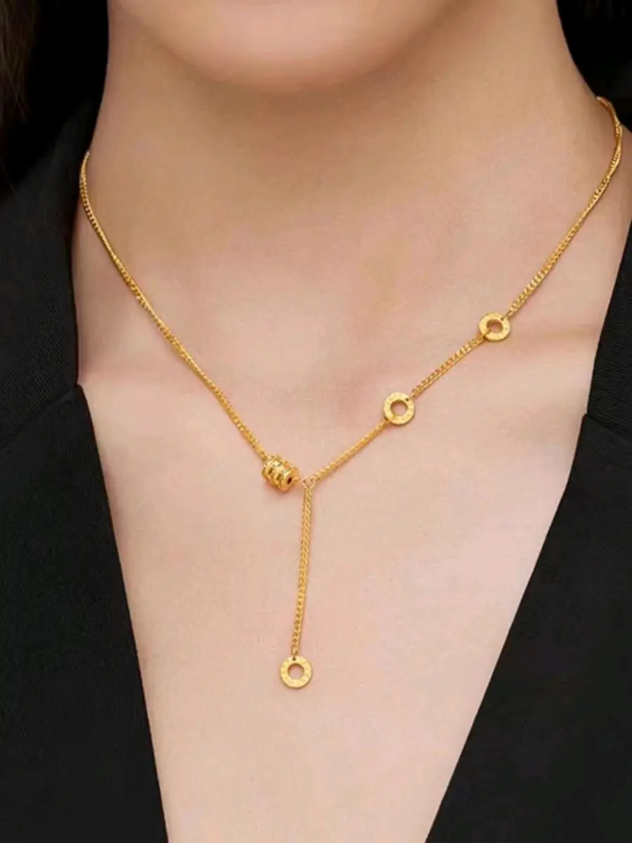 黄金小蛮腰项链