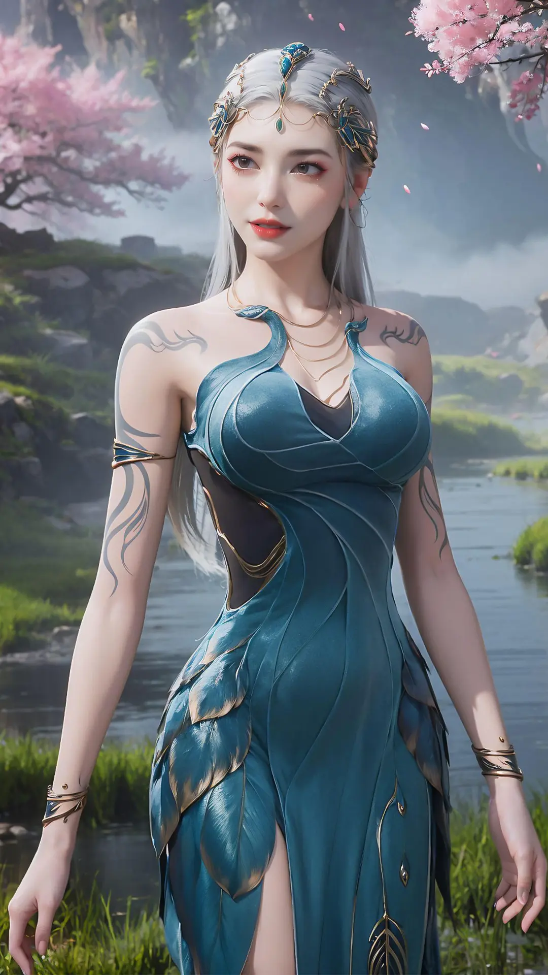 遮天秦瑶ai手机壁纸:因修炼出岔而香消玉殒,后被叶凡复活