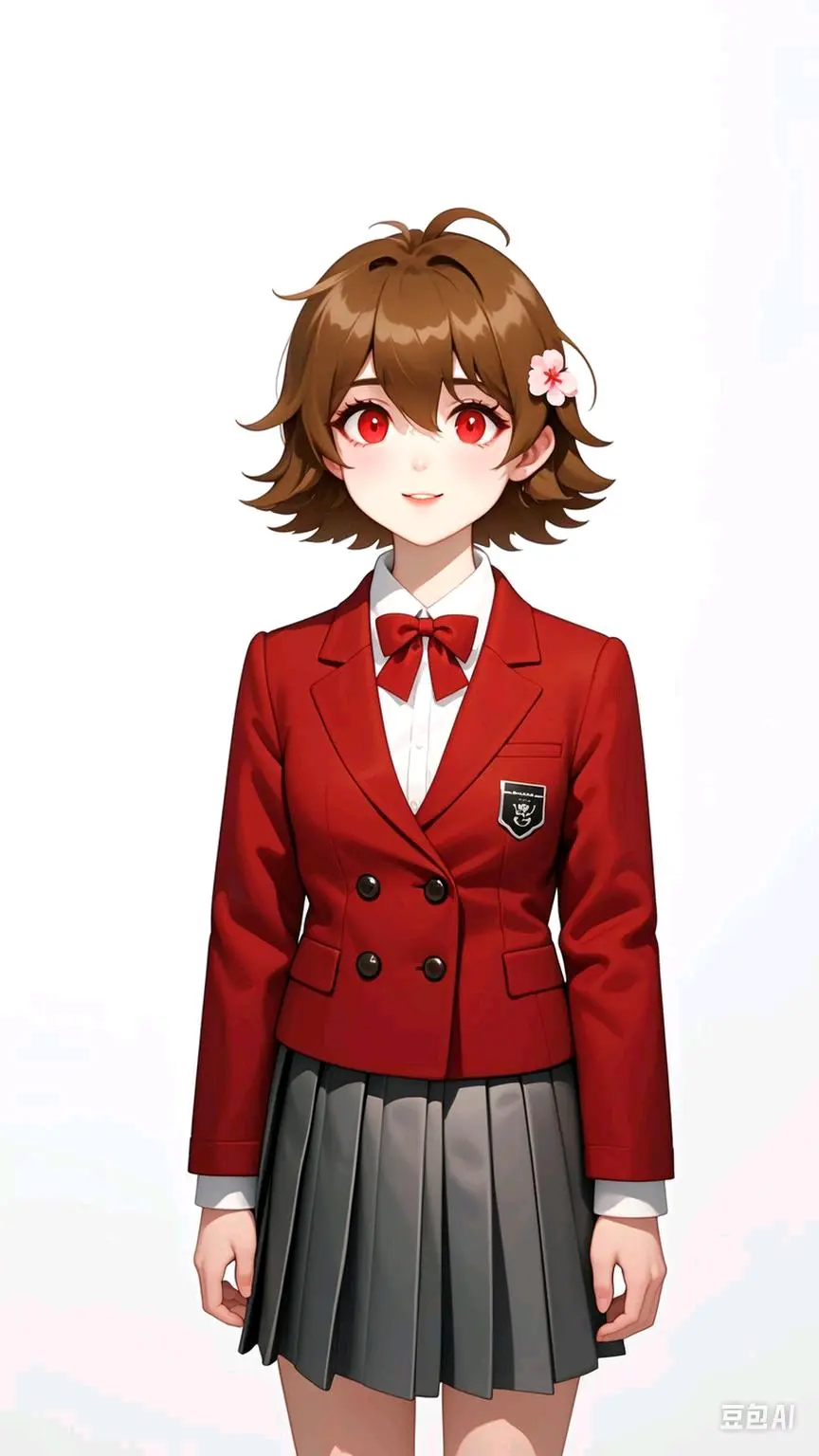 桃花学姐的校服展示