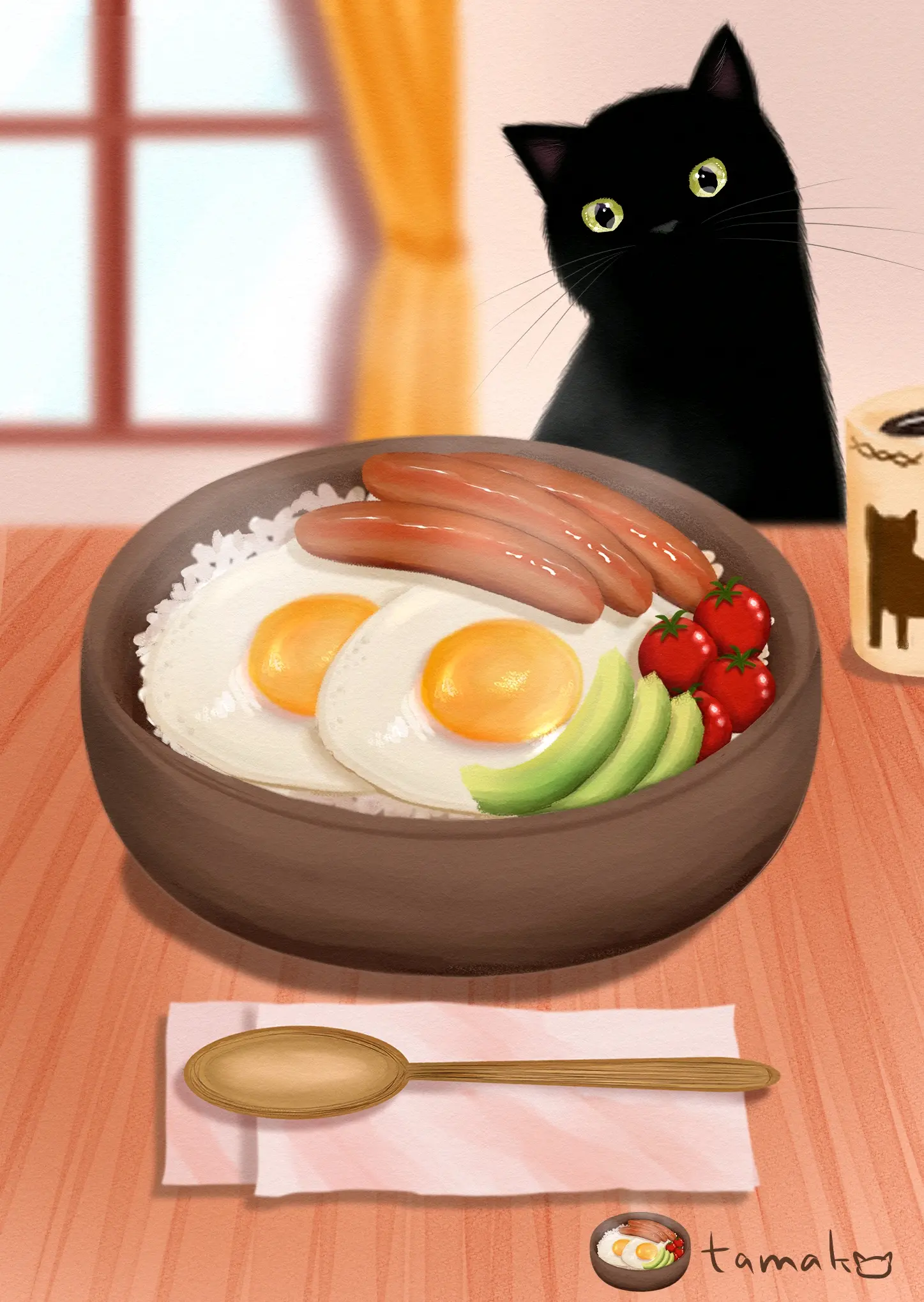 荷包蛋插画特辑    2024.07.19