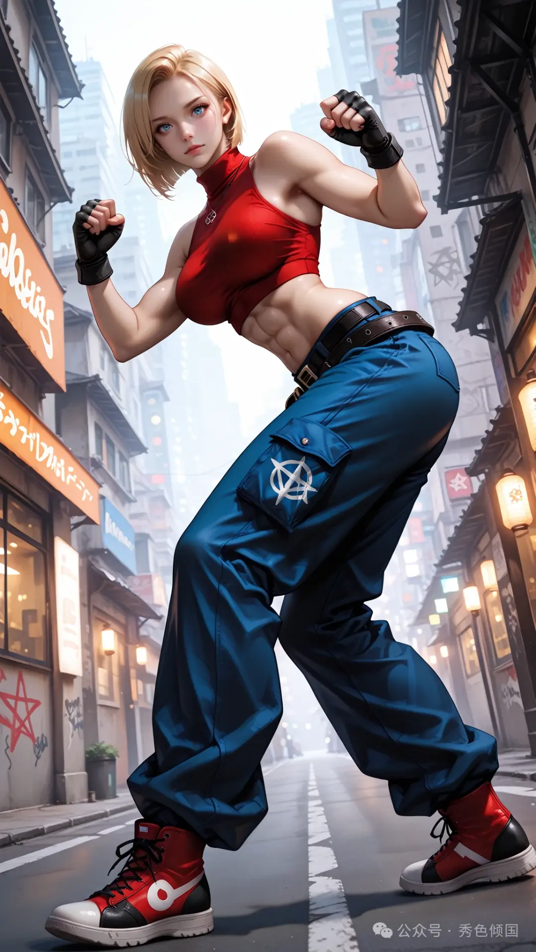 格斗专家,布鲁玛丽from《拳皇kof》