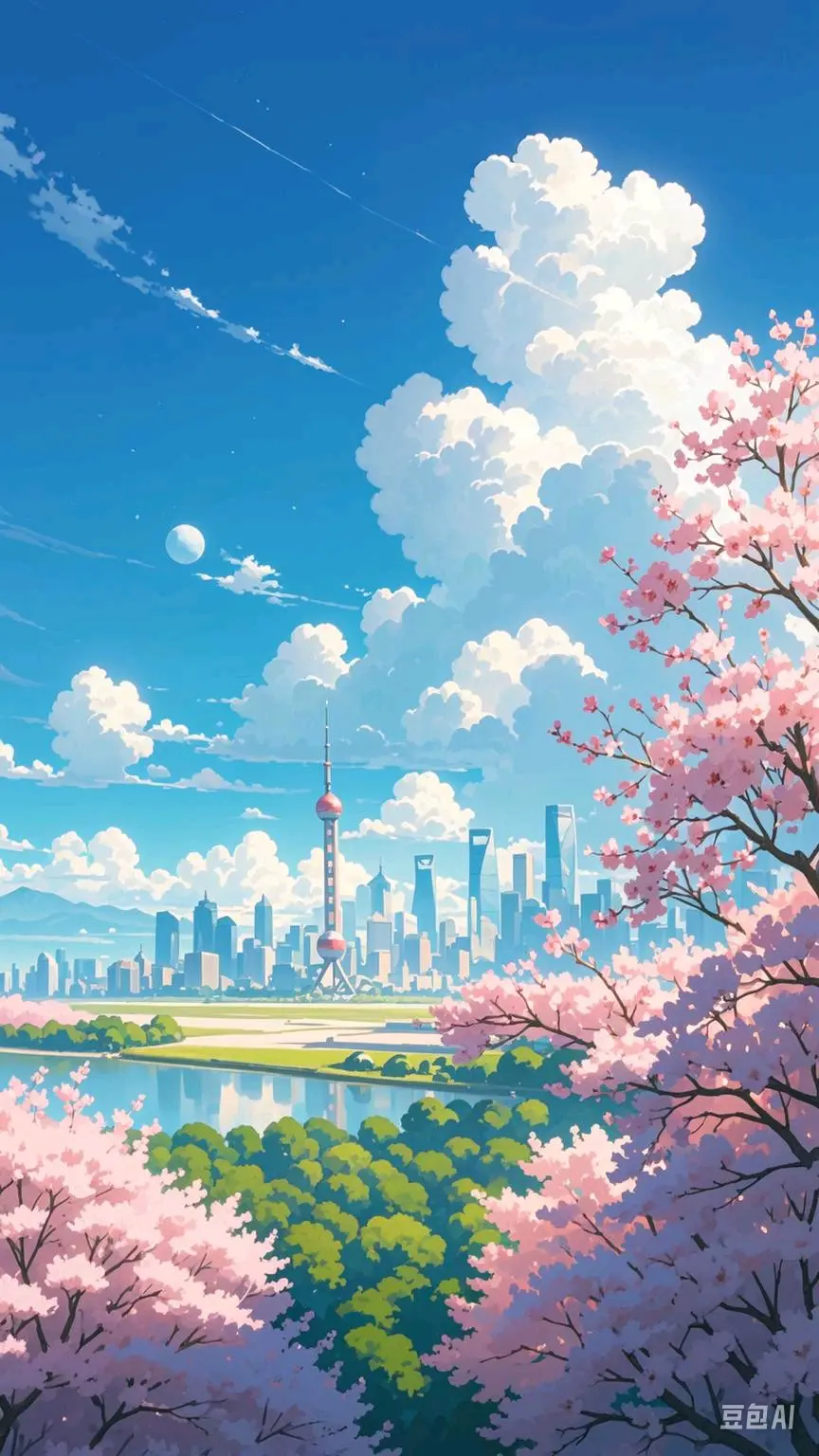 动漫桃花林场景图集