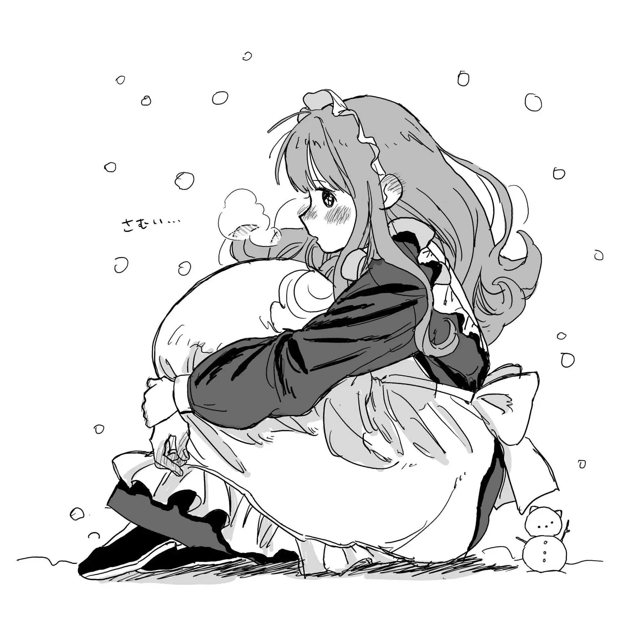 【画师分享】美丽的黑白少女