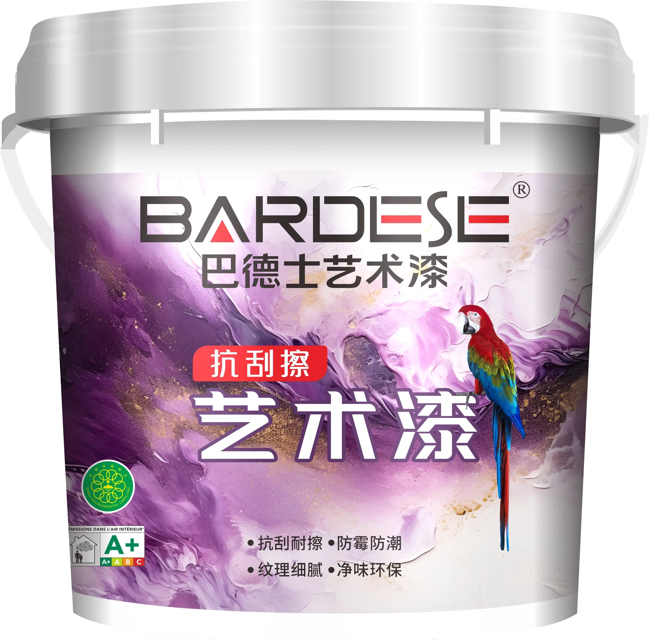 巴德士抗刮擦艺术漆,新房装修的选择