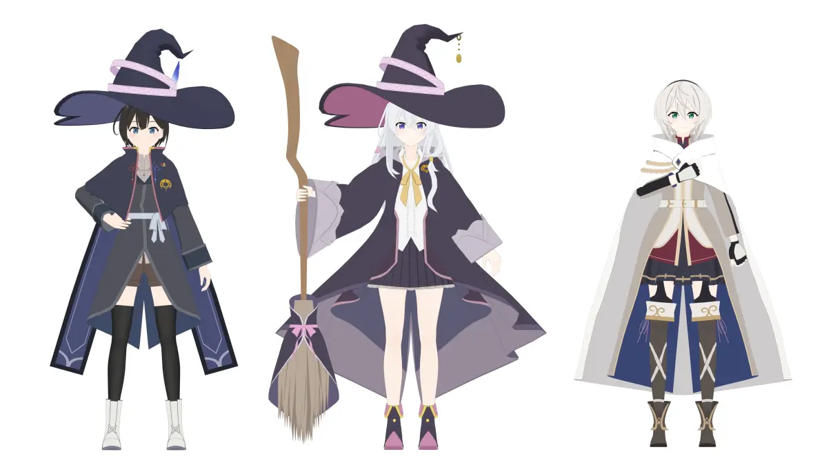 魔女之旅艾姆妮西亚mmd模型