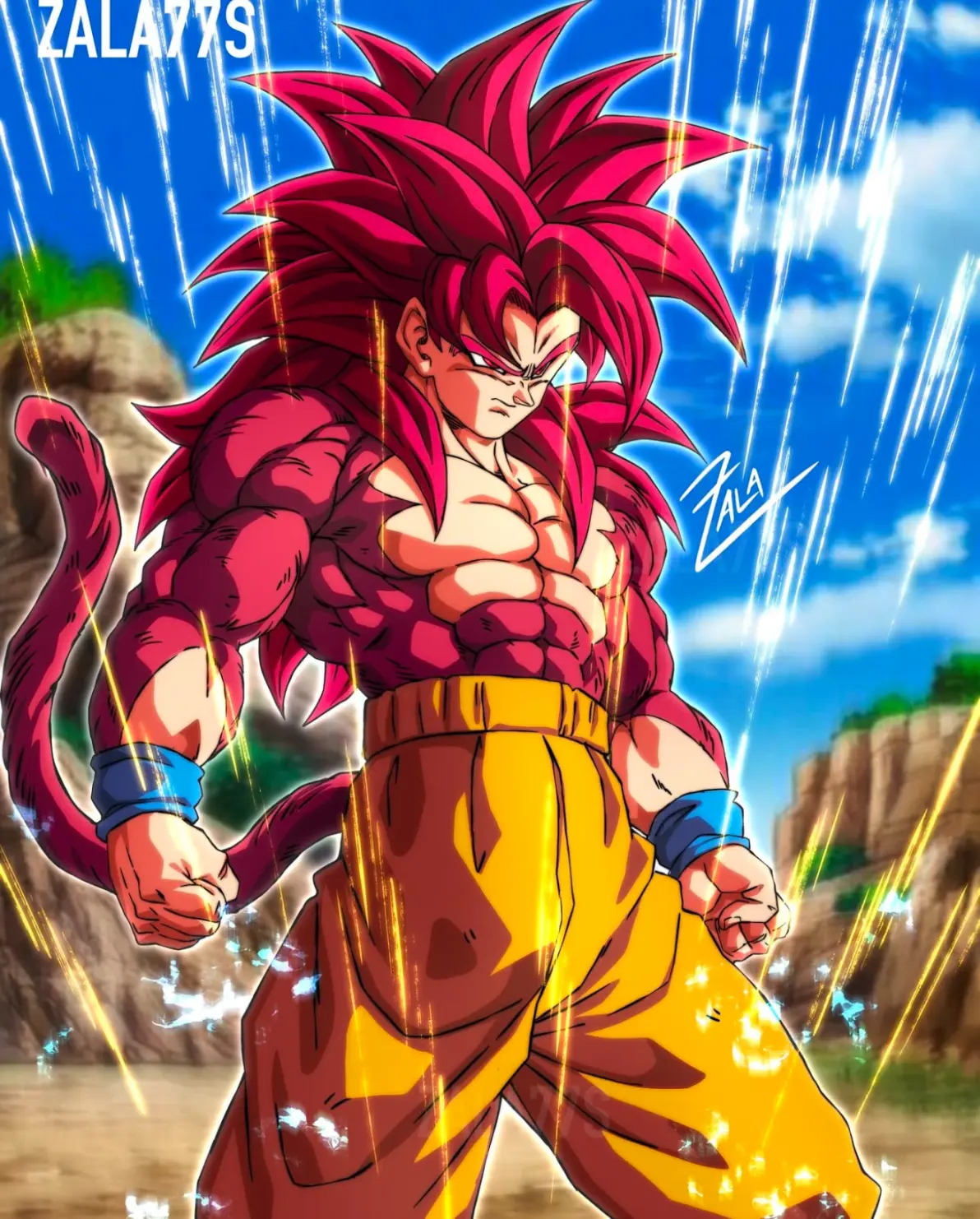 龙珠大魔同人(大人版超四悟空)