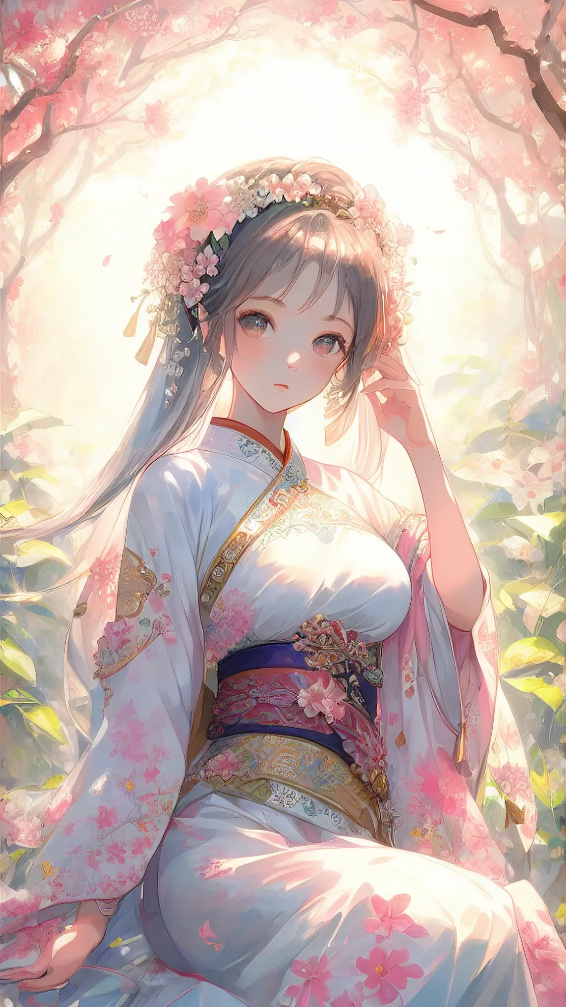 一组温柔女孩手机壁纸 - 哔哩哔哩