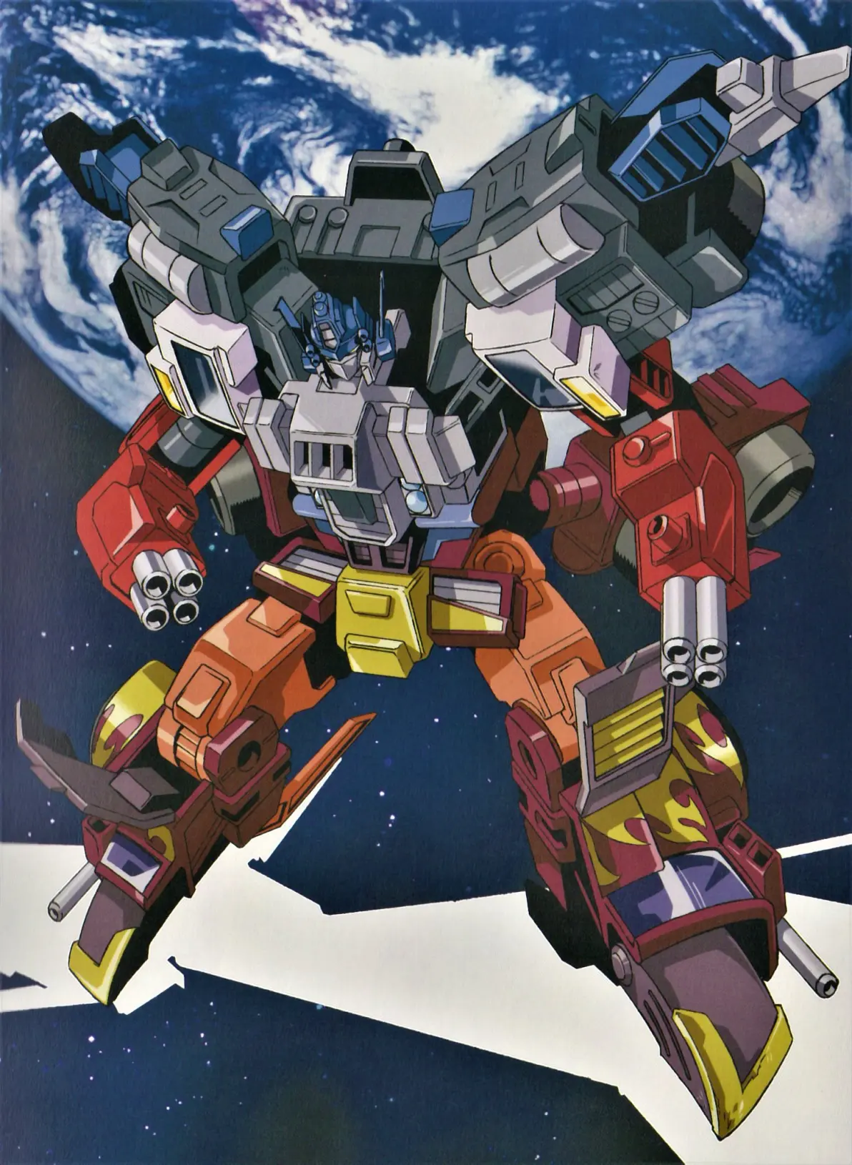 超能链接 擎天柱与补天士二合体