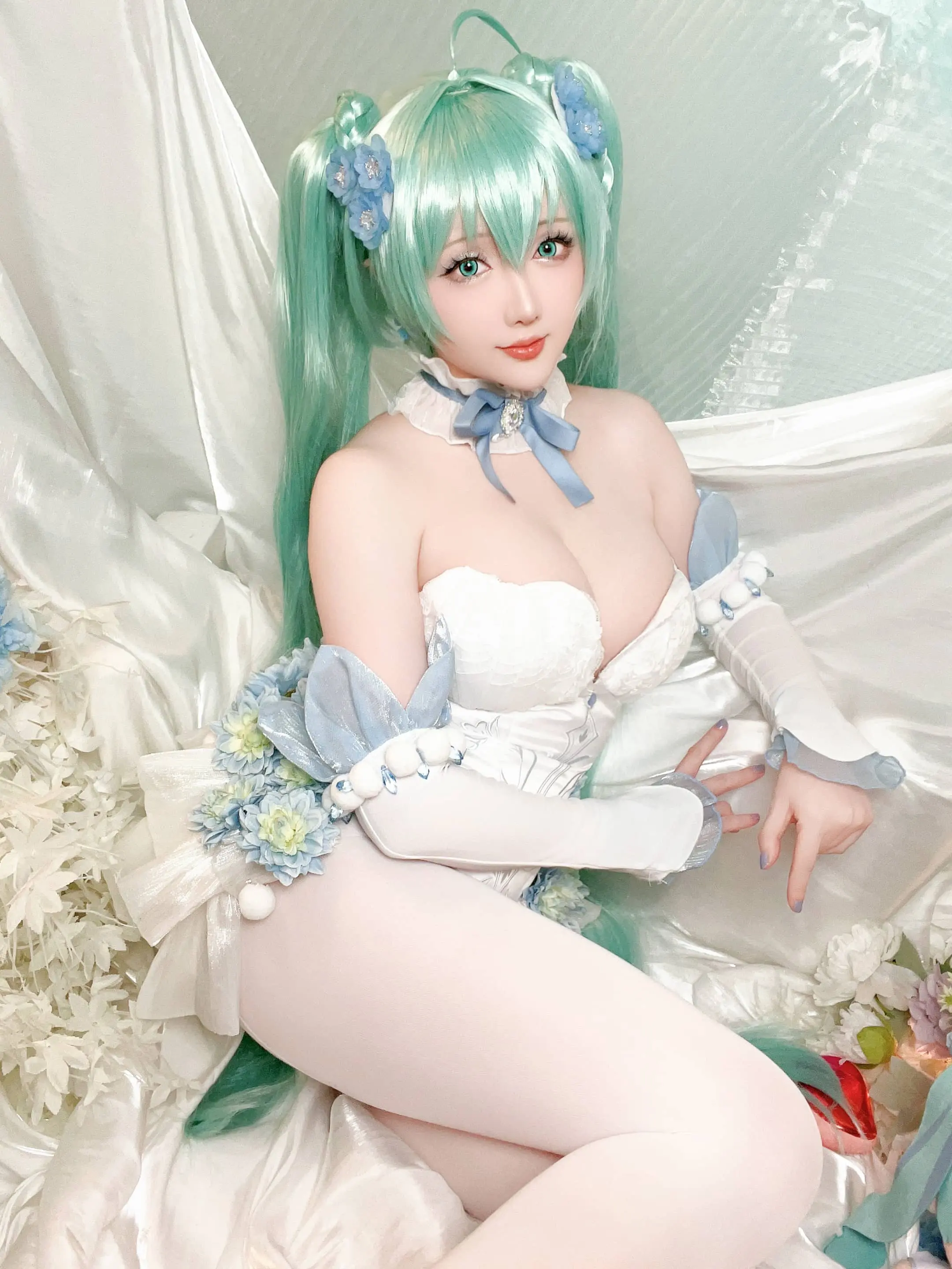 星之迟迟 - 初音未来 粉蝶花精灵