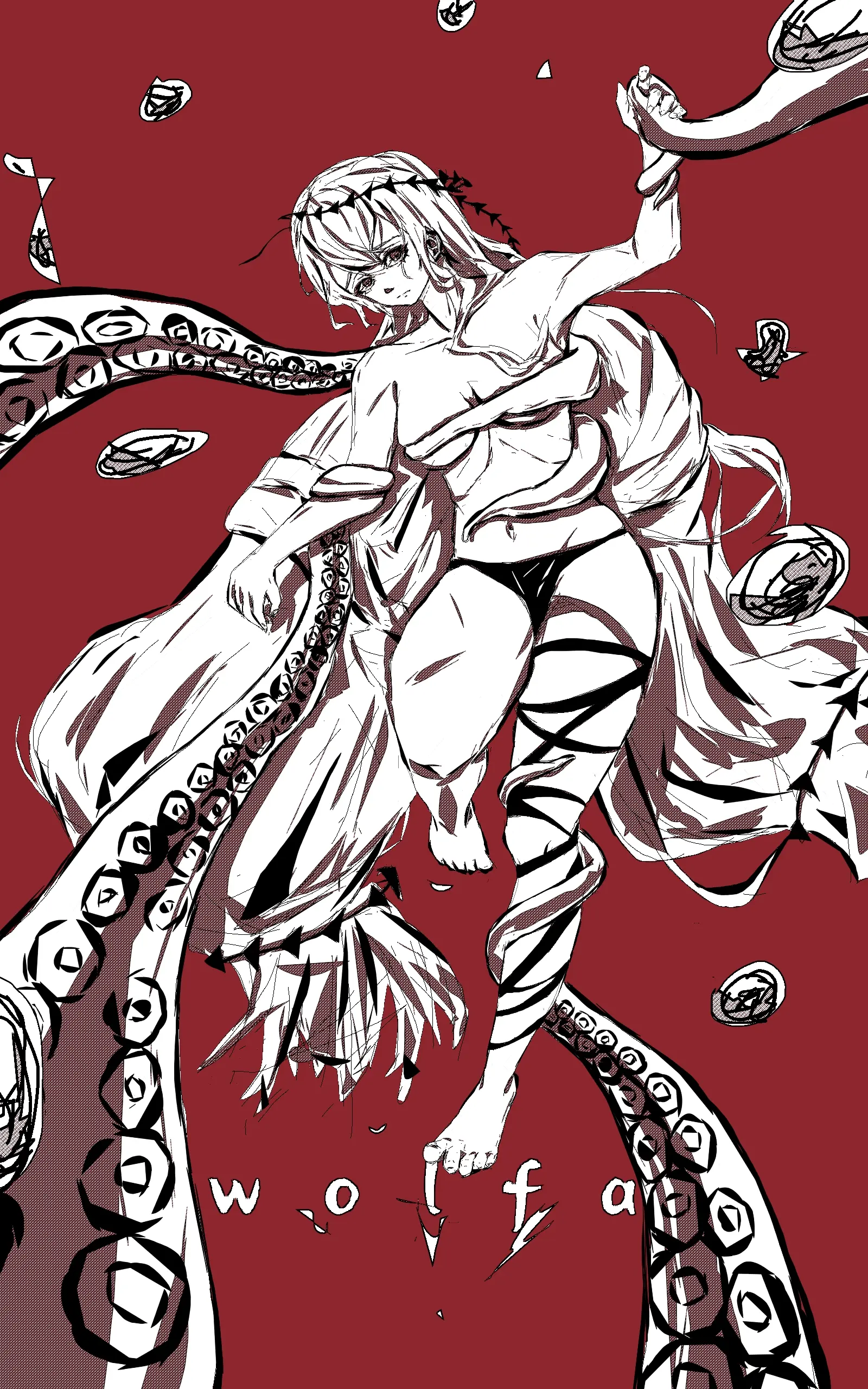 被触手抓住的蒂蒂