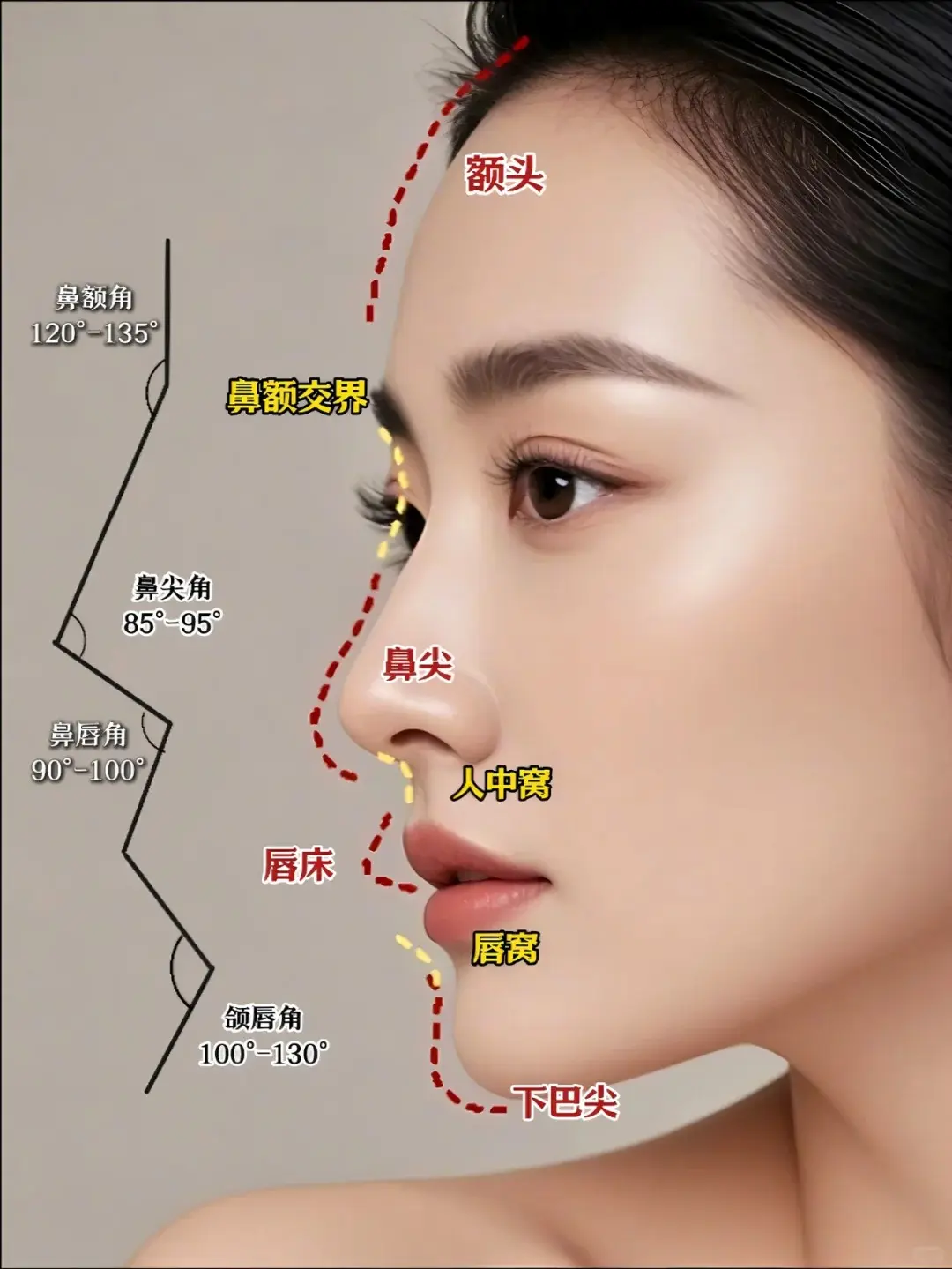 侧颜美学标准