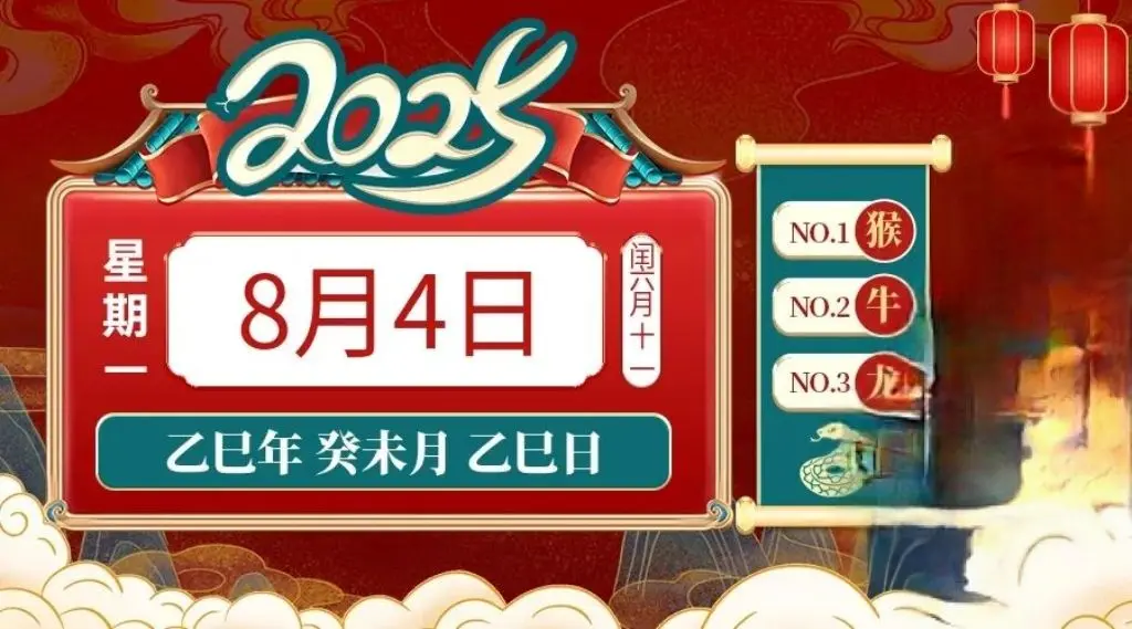 8月四日生肖运势(2021年8月4日十二生肖运势解析)