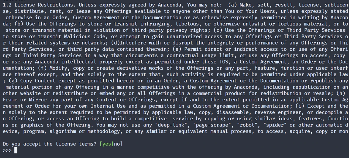 Linux conda 